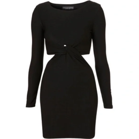 topshop black bodycon dress Topshop bodycon dress